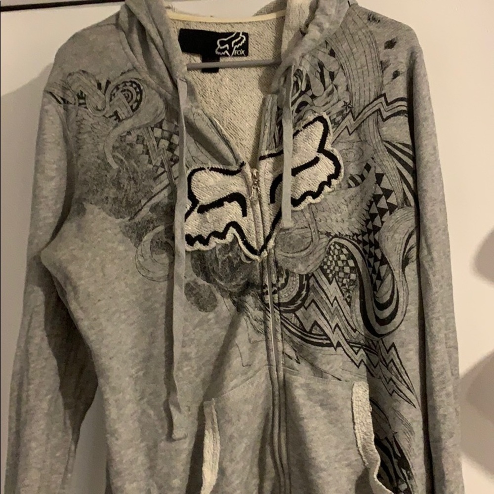 Fox zip up hoddie